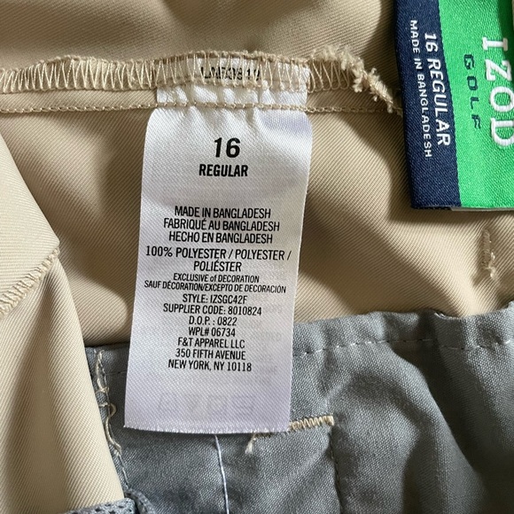 IZOD golf shorts youth size 16 - Picture 4 of 8